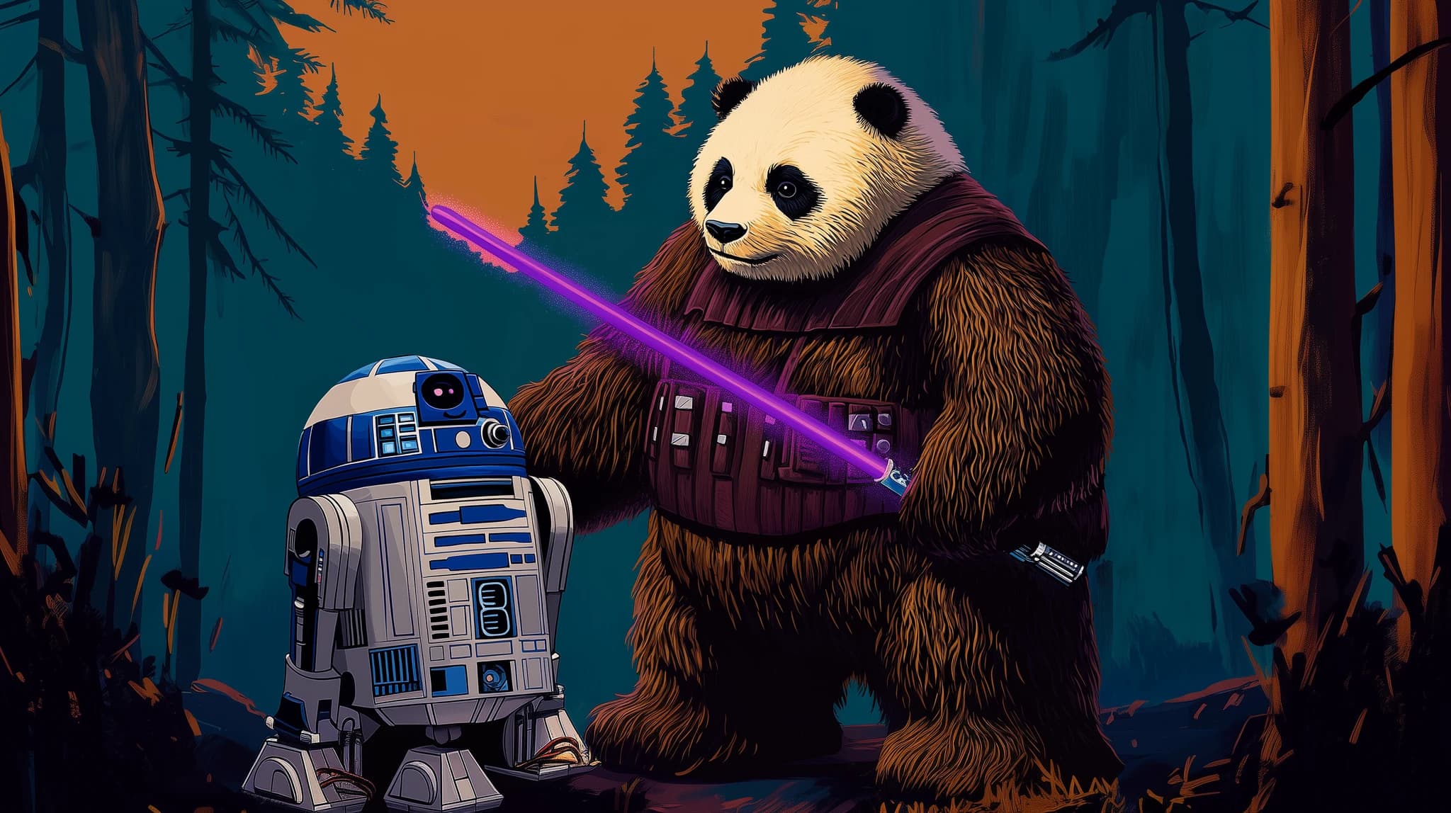 panda star wars