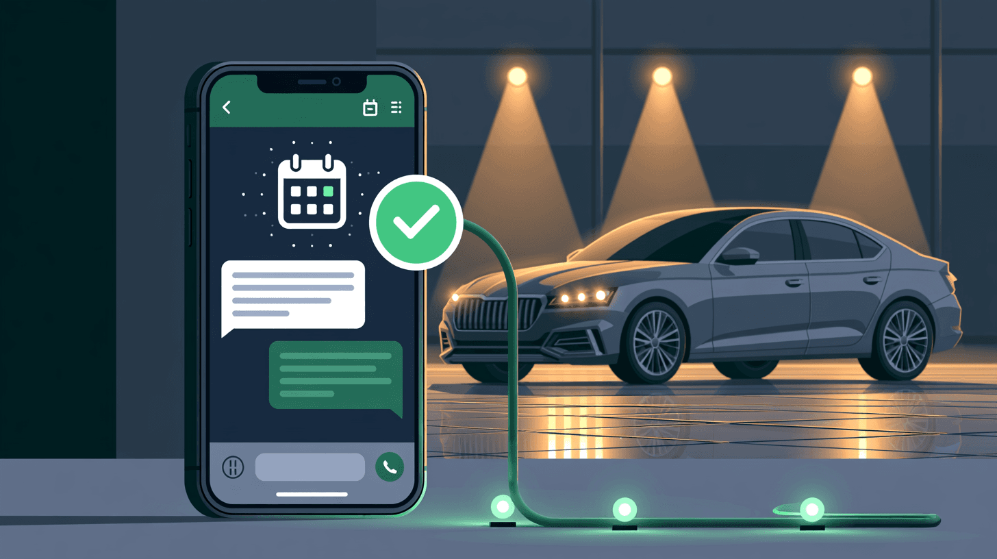 Agendamiento automático automotriz: cómo evitar que el embudo se enfríe antes de la visita a piso
