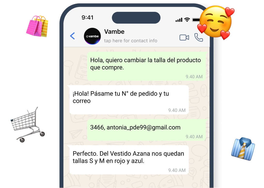 Conversación de WhatsApp donde la IA cierra una venta